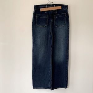 J.Crew High Rise Slim Wide Leg Jeans Like New